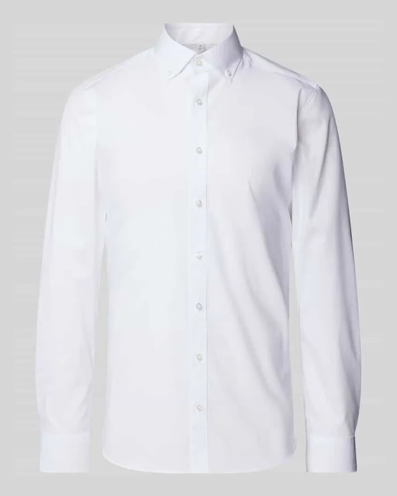 Olymp Slim Fit Businesshemd in Premiumqualität Weiss