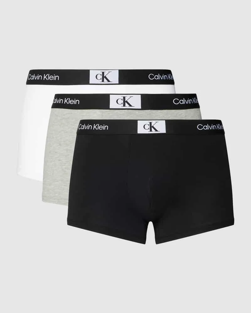 Calvin Klein Trunks mit Label-Detail im 3er-Pack 