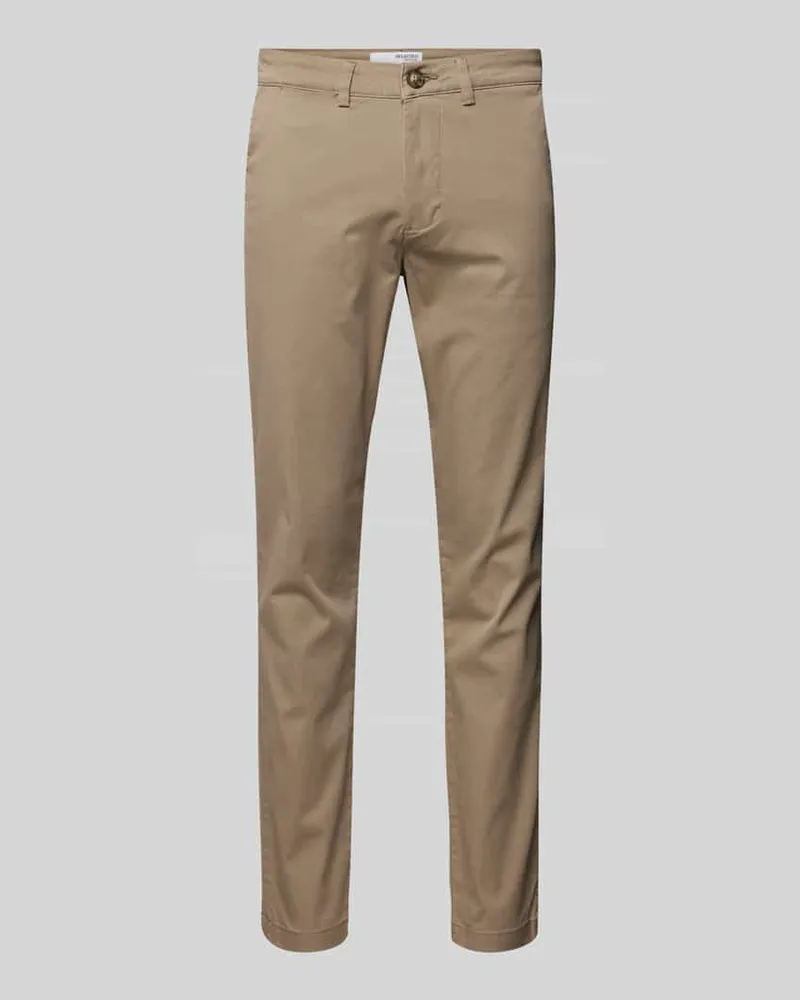 Selected Homme Slim Fit Chino in unifarbenem Design Modell 'NEW Miles 
