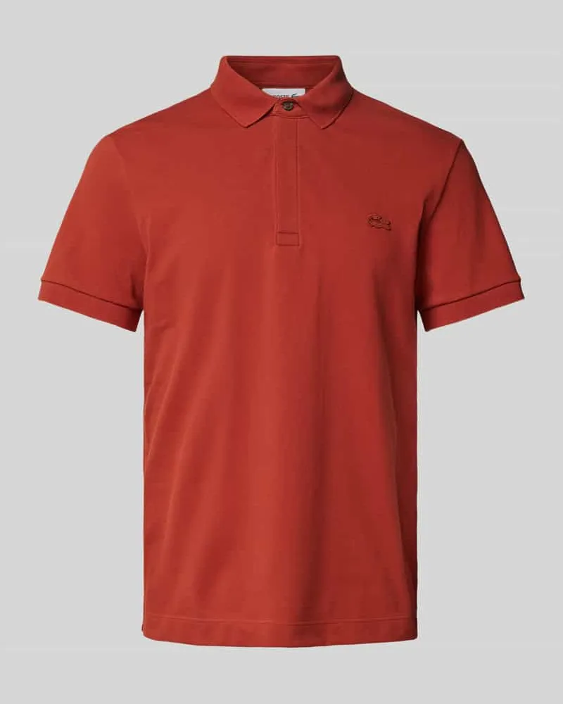 Lacoste Regular Fit Poloshirt mit Label-Detail 