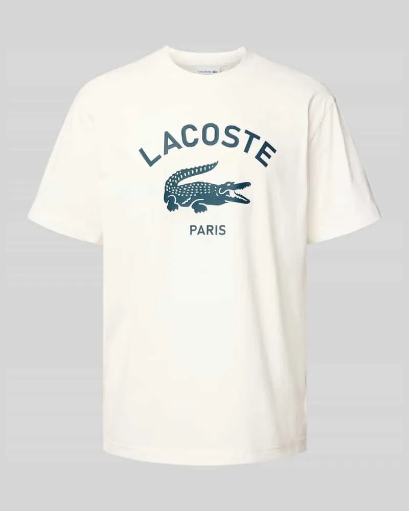 Lacoste Regular Fit T-Shirt aus reiner Baumwolle 