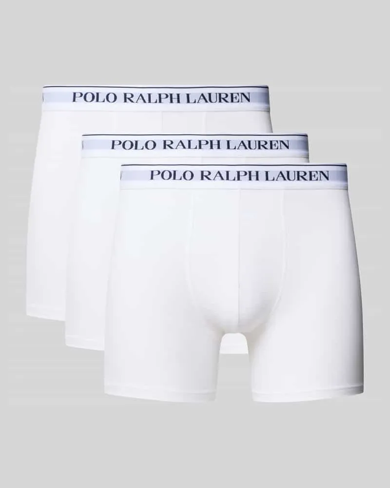 Ralph Lauren Trunks aus Baumwoll-Mix im 3er-Pack Weiss