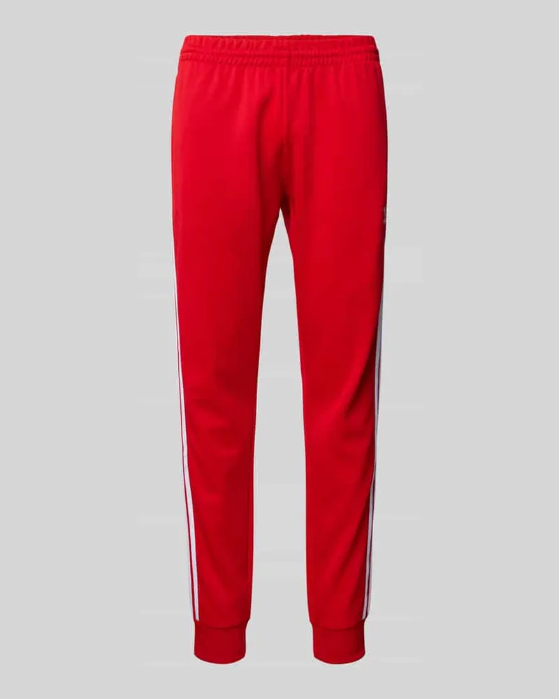 adidas Regular Fit Trainingshose mit Label-Stitching 