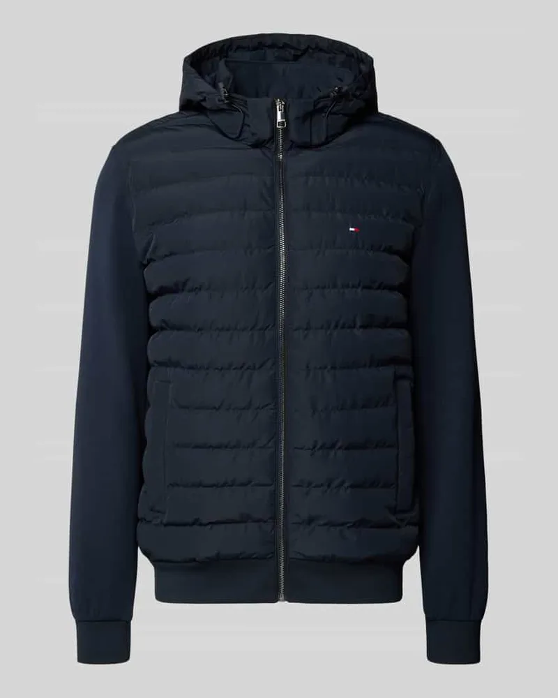 Tommy Hilfiger Regular Fit Steppjacke mit abnehmbaren Kapuze Marine