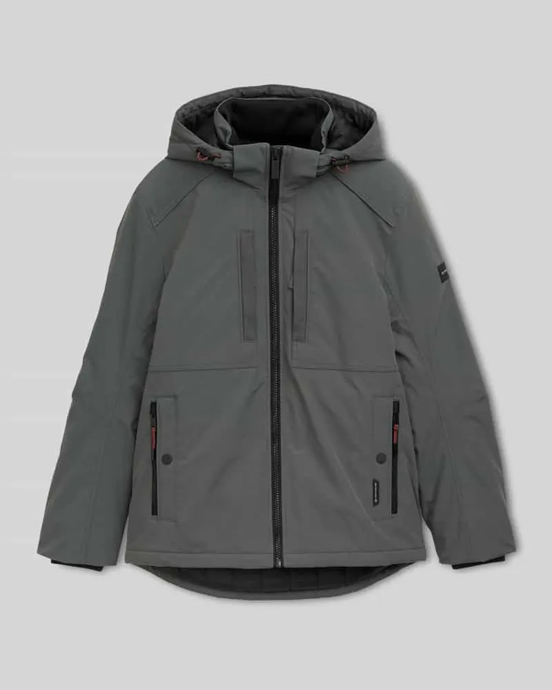 Tom Tailor Funktionsjacke mit Kapuze Oliv