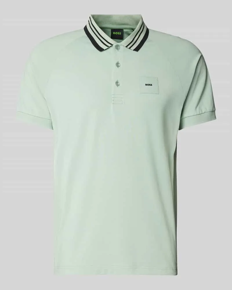 HUGO BOSS Regular Fit Poloshirt mit Label-Badge Modell 'Paddy 