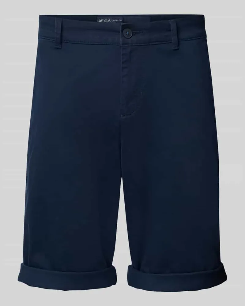 Tom Tailor Regular Fit Bermudas aus Baumwoll-Mix 