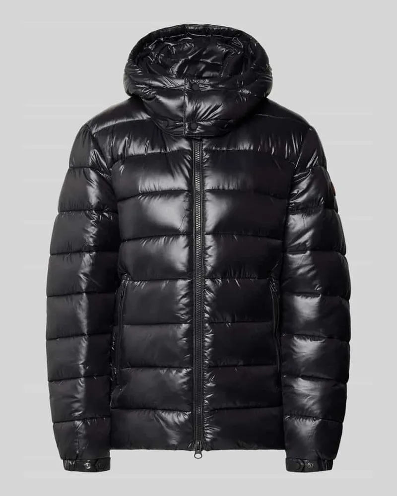Save The Duck Steppjacke mit abnehmbarer Kapuze Modell 'FLORIAN Black
