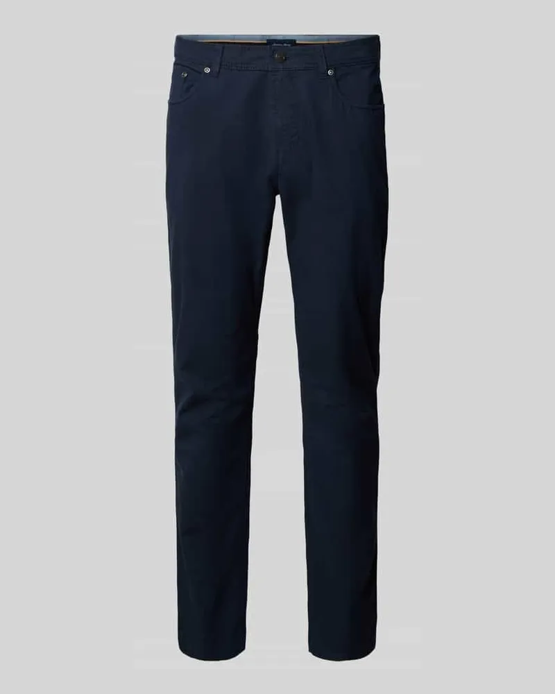 Christian Berg Slim Fit Stoffhose mit Bio-Baumwoll- Anteil und 5-Pocket-Design 