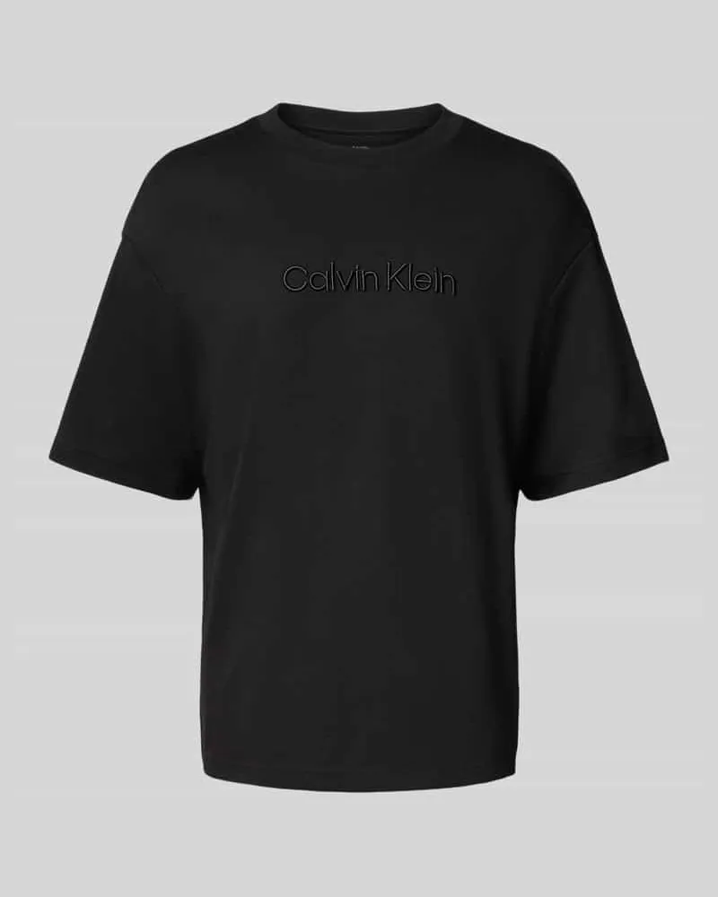Calvin Klein Oversized T-Shirt mit Label-Stitching 
