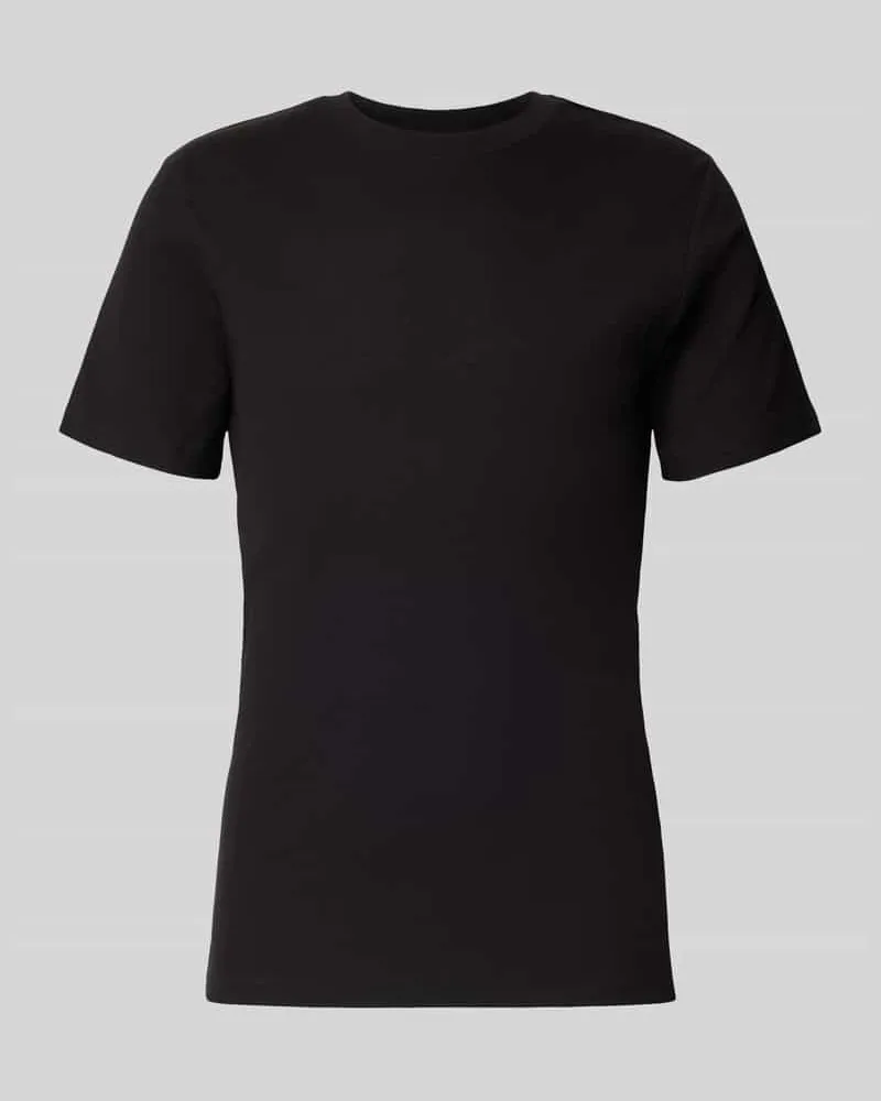 Only & Sons Regular Fit T-Shirt mit Rippstruktur Modell 'TANNER 