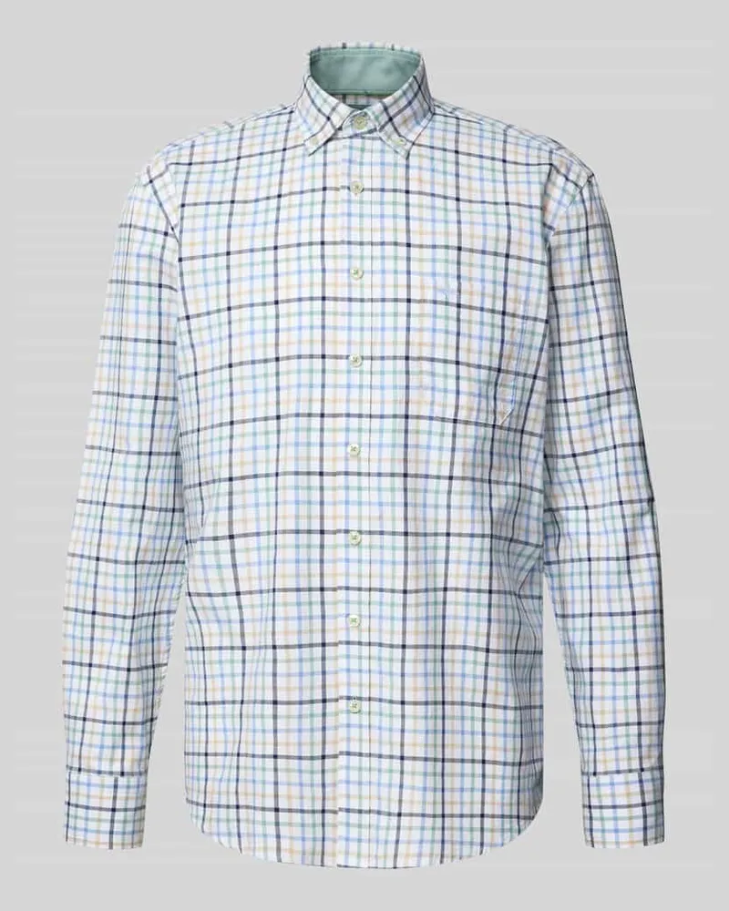 Fynch-Hatton Regular Fit Freizeithemd mit Logo-Stitching Modell 'Oxford 