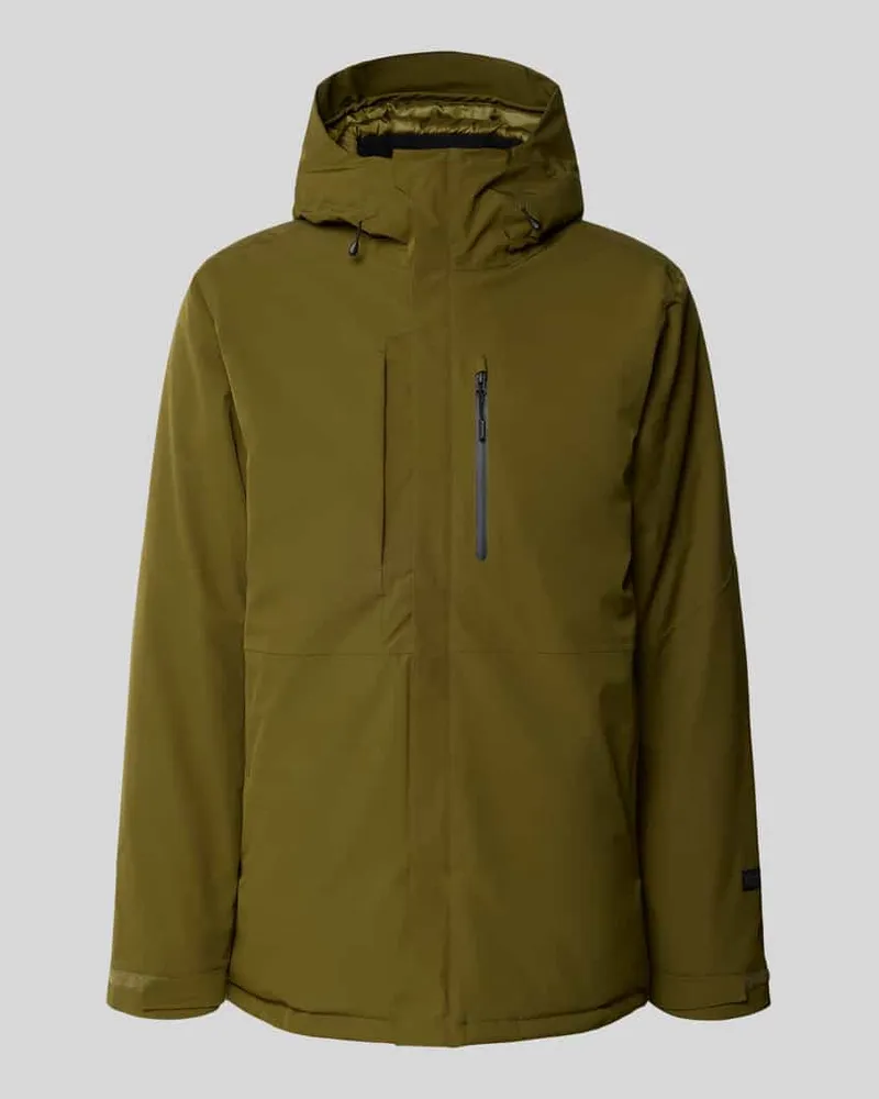 Icepeak Parka mit Kapuze und Ärmelriegeln Modell 'BAKERHILL Oliv