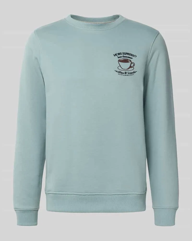 Blend Sweatshirt mit Motiv-Stitching Modell 'HIFOLO 