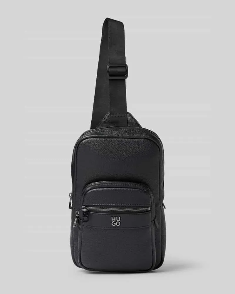 HUGO BOSS Rucksack mit Mono-Riemen Black