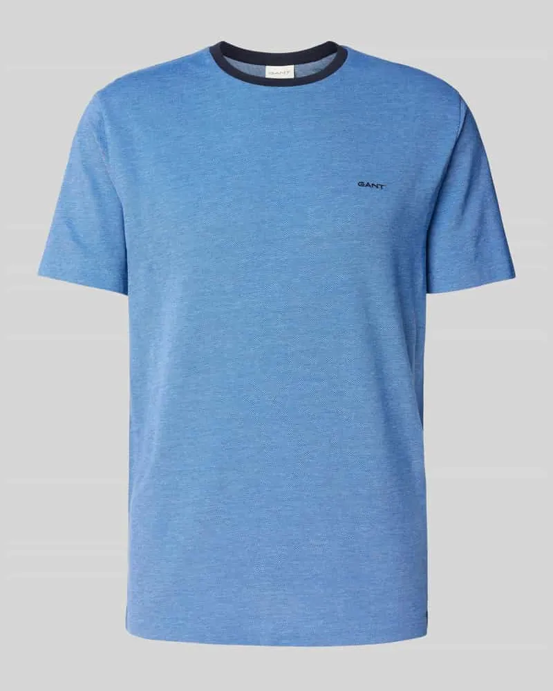 Gant T-Shirt mit Strukturmuster 