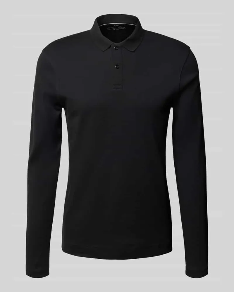 Christian Berg Regular Fit Poloshirt mit Knopfleiste 