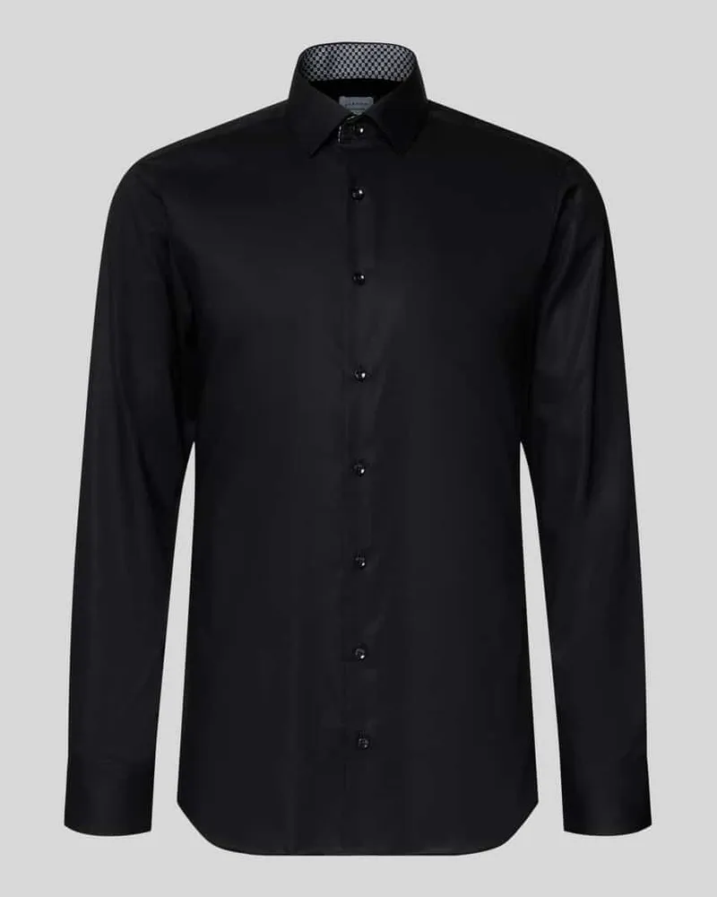 Eterna Slim Fit Business-Hemd mit Kentkragen 