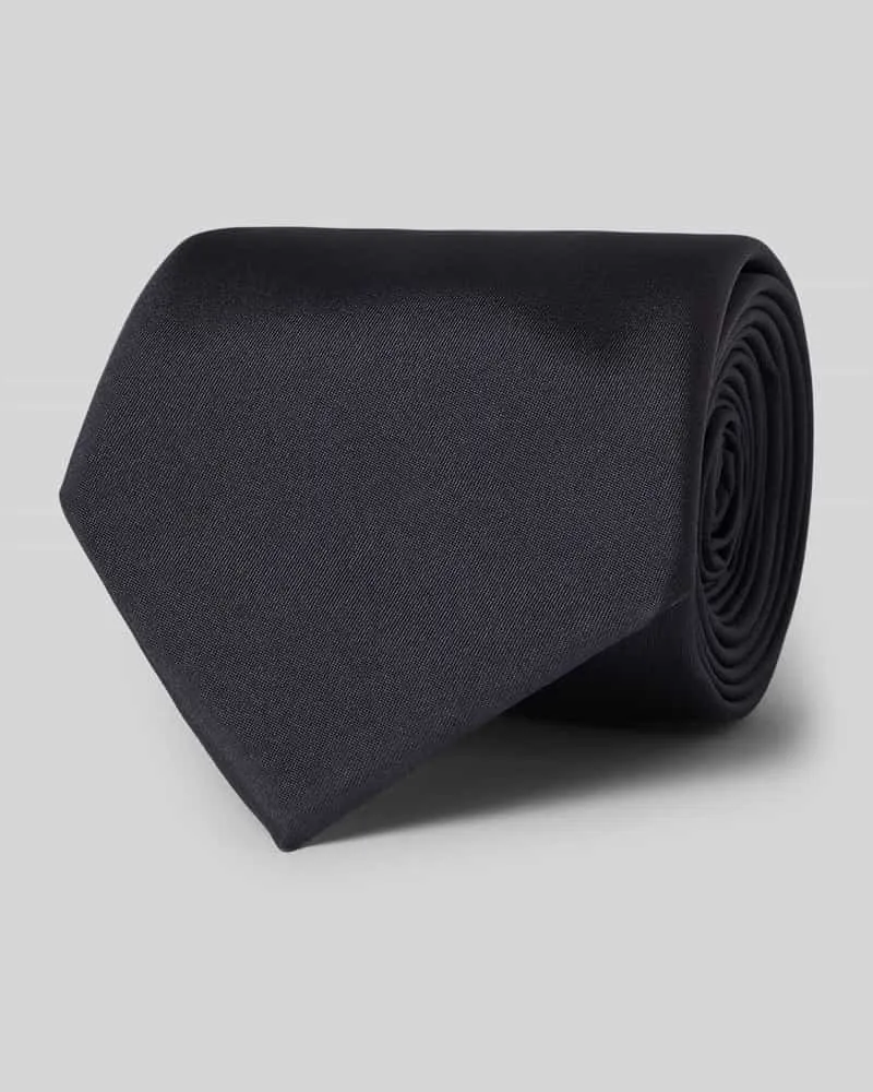 HUGO BOSS Krawatte aus Seiden-Mix Dunkelblau