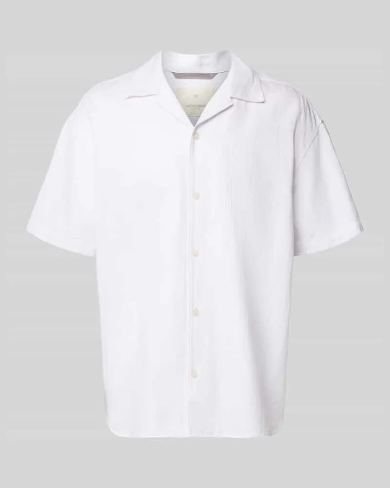Jack & Jones Regular Fit Freizeithemd aus Baumwoll-Mix mit Leinen-Anteil Modell 'MONTANA 