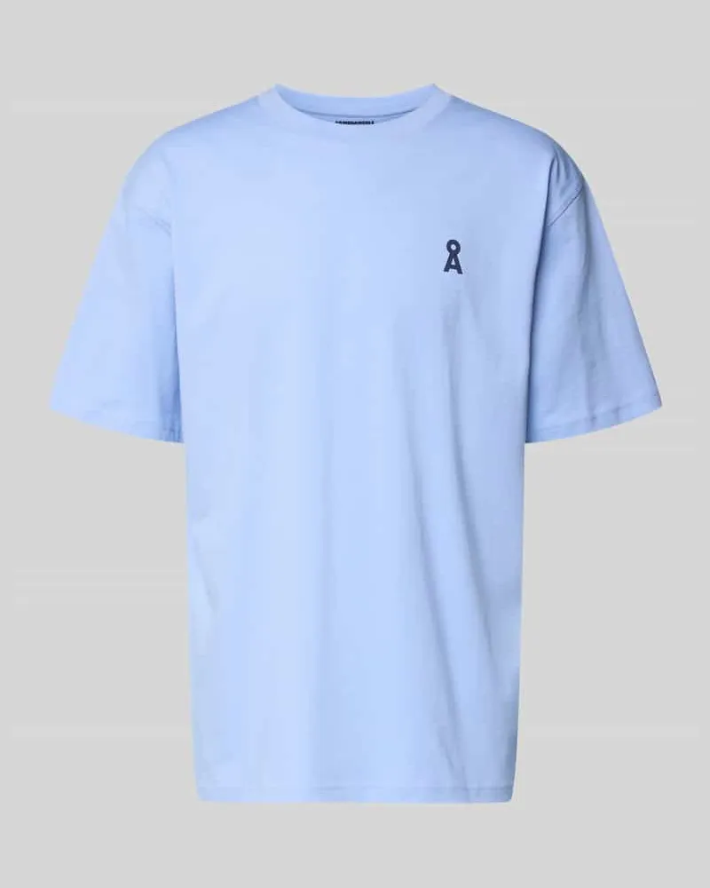 Armedangels Relaxed Fit T-Shirt aus reiner Baumwolle Modell 'MAARKOS Hellblau