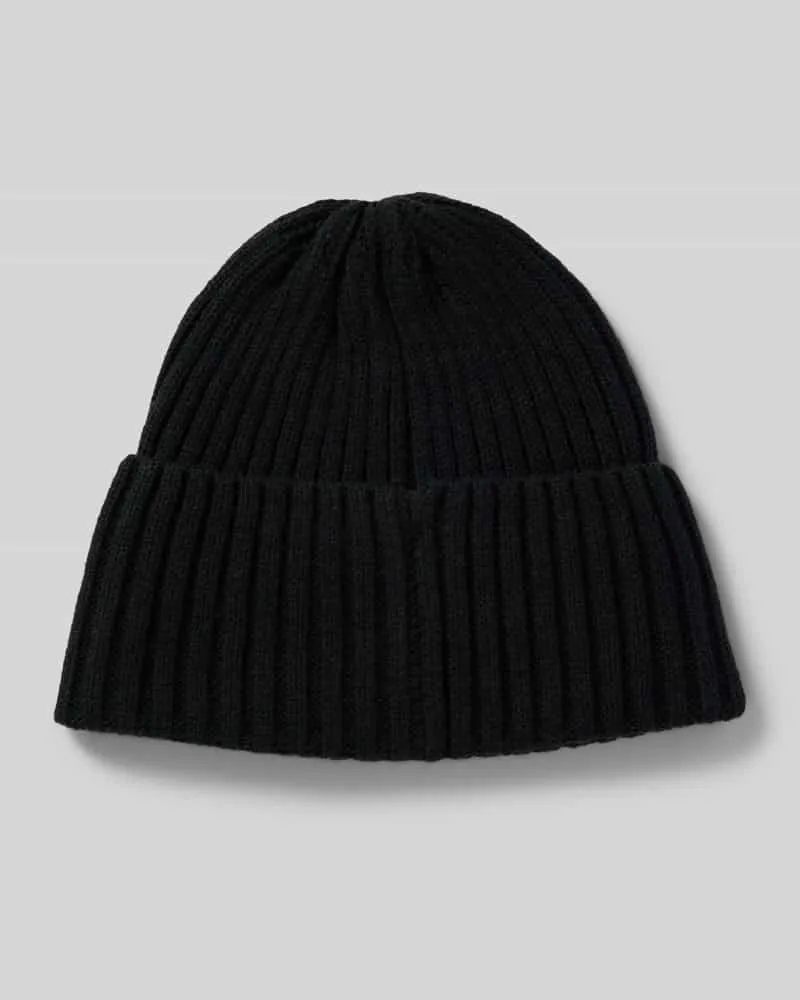 Jack & Jones Beanie mit breiter Krempe Modell 'ATLAS Black