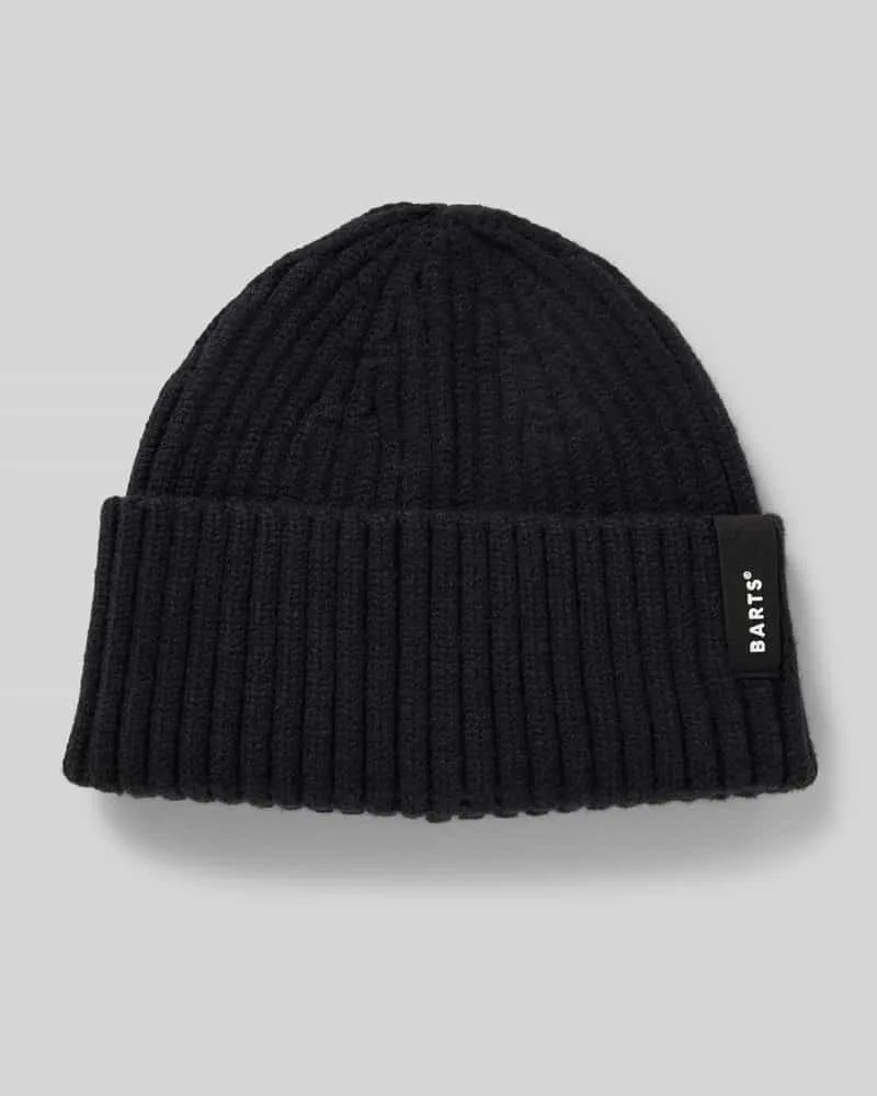 Barts Beanie mit Label-Detail Modell 'SUMTER Black
