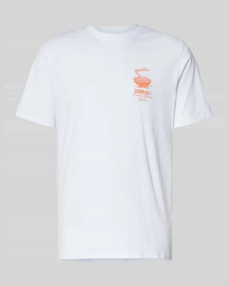Edwin Jeans T-Shirt mit Label-Print Modell 'RAMEN PALACE 