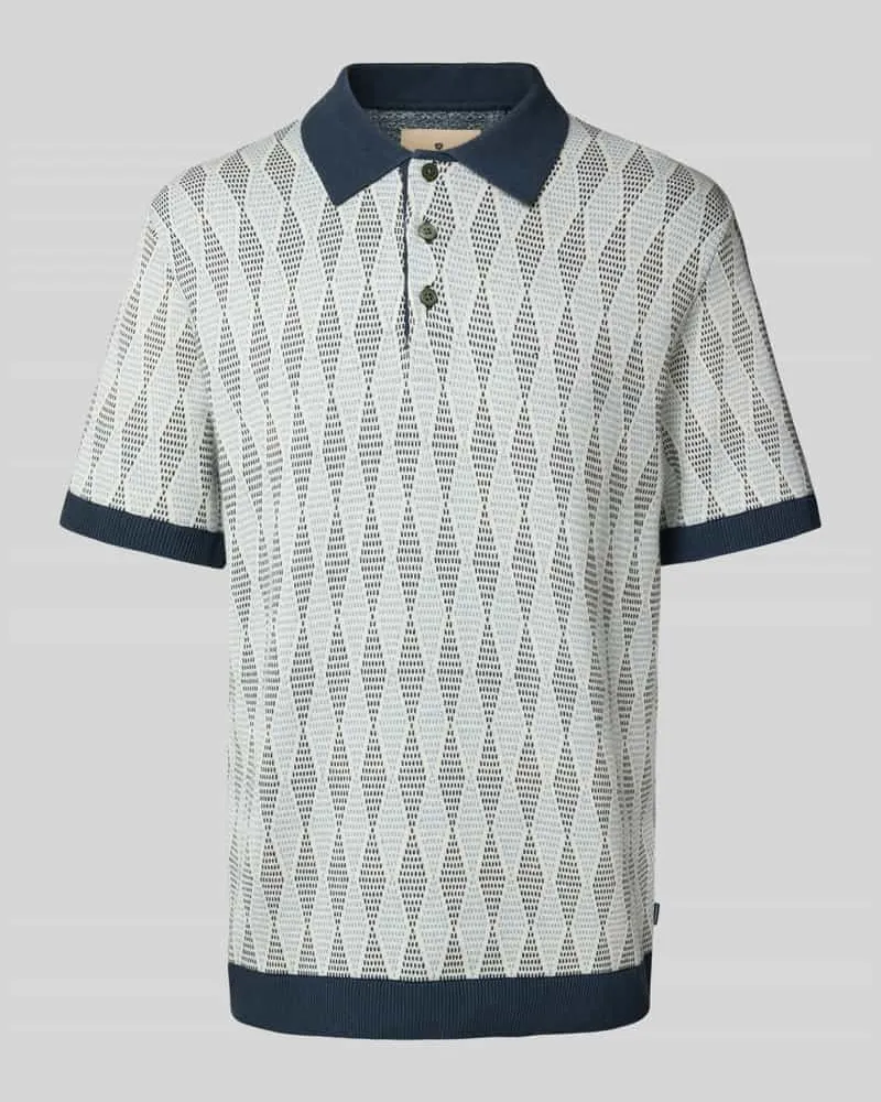 Jack & Jones Regular Fit Poloshirt mit Strukturmuster Modell 'JUDE 