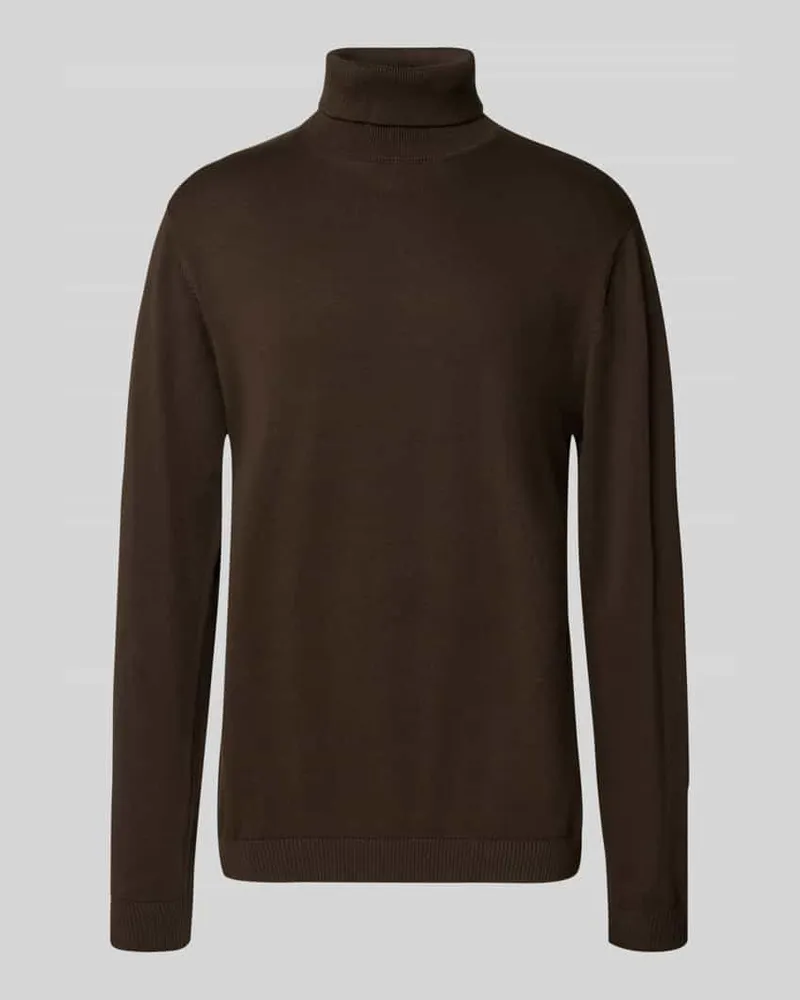Jack & Jones Rollkragenpullover mit Rippenbündchen 