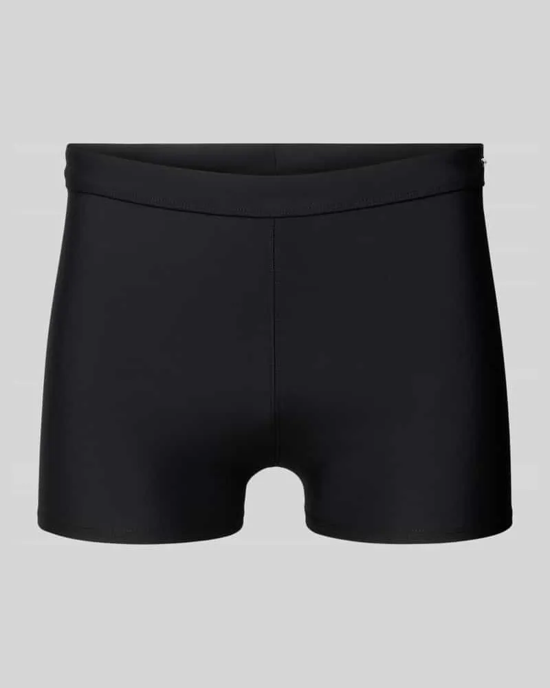 Calvin Klein Slim Fit Bade-Trunks mit Logo-Detail Black