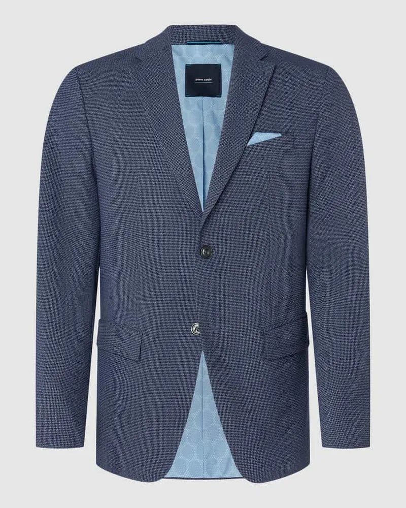 Pierre Cardin Regular Fit 2-Knopf-Sakko mit Stretch-Anteil Modell 'Aito' - 'Futureflex Marine