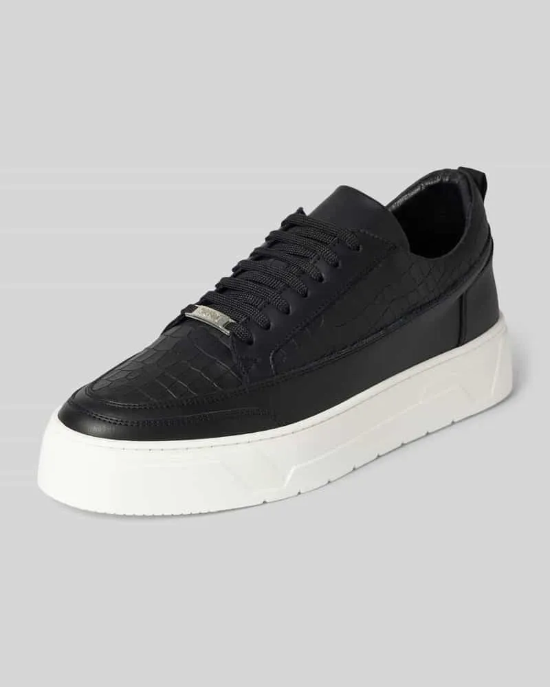 Antony Morato Sneaker aus Leder mit Label-Detail Modell 'FLINT 