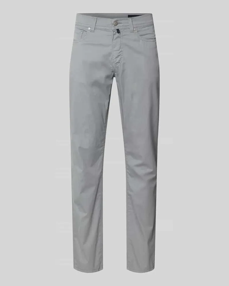 Pierre Cardin Regular Fit Hose mit Eingrifftaschen Modell 'Lyon Hellgrau