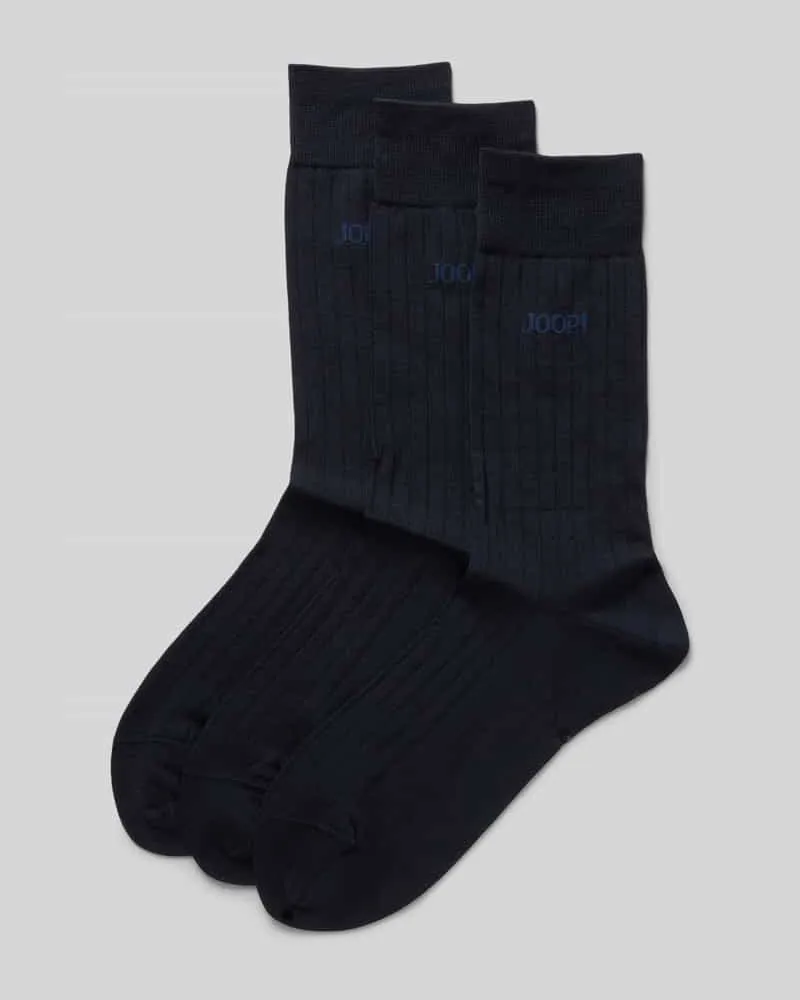 JOOP! Socken mit Label-Print Marine