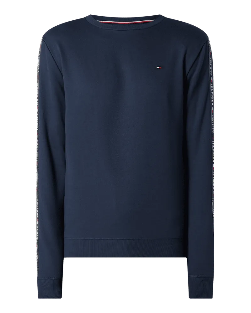 Tommy Hilfiger Sweatshirt aus Baumwollmischung Marine