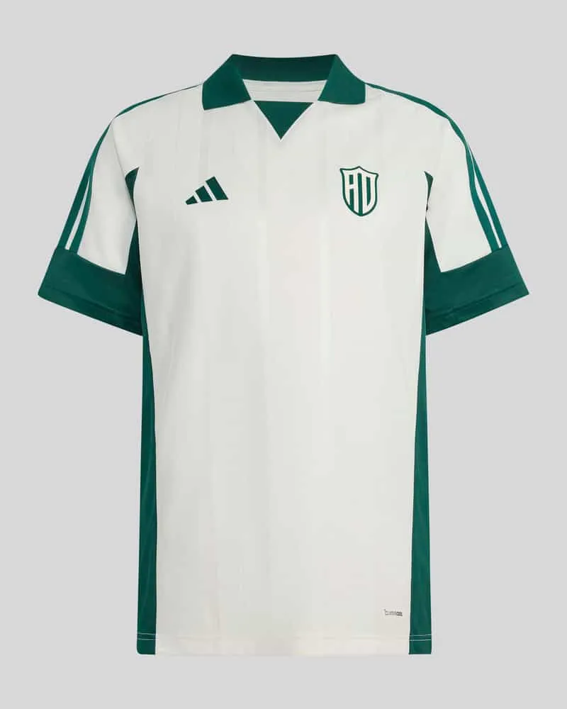 adidas Relaxed Fit Poloshirt mit Logo-Stitching Offwhite