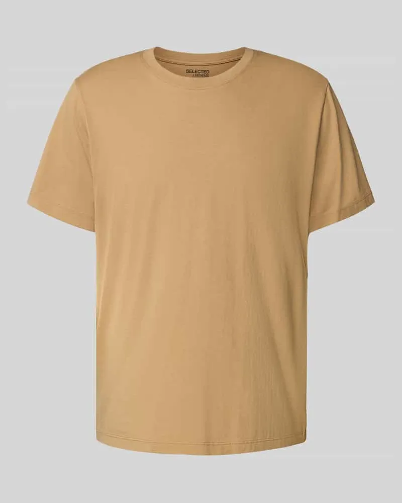 Selected Homme Regular Fit T-Shirt aus Baumwoll-Mix Modell 'ASPEN 