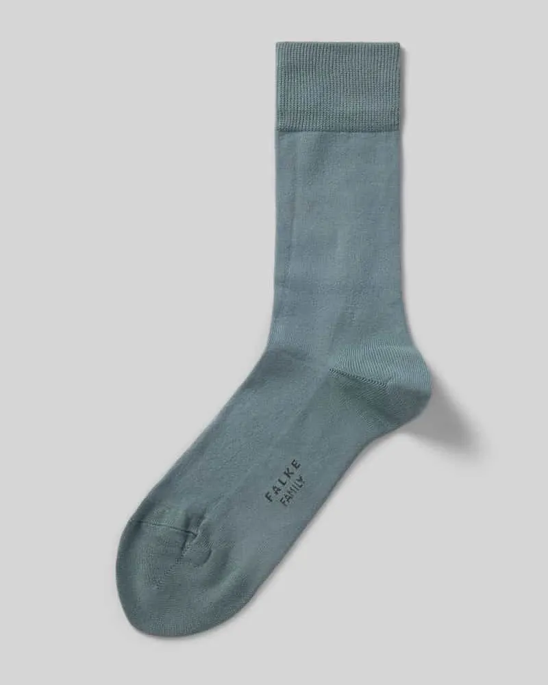 Falke Socken aus Baumwoll-Mix Modell 'Family Eisblau
