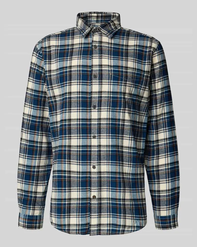 Jack & Jones Regular Fit Freizeithemd mit Kentkragen Modell 'JAMES 