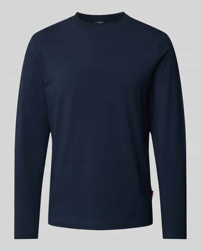 JOOP! Longsleeve mit geripptem Rundhalsausschnitt 