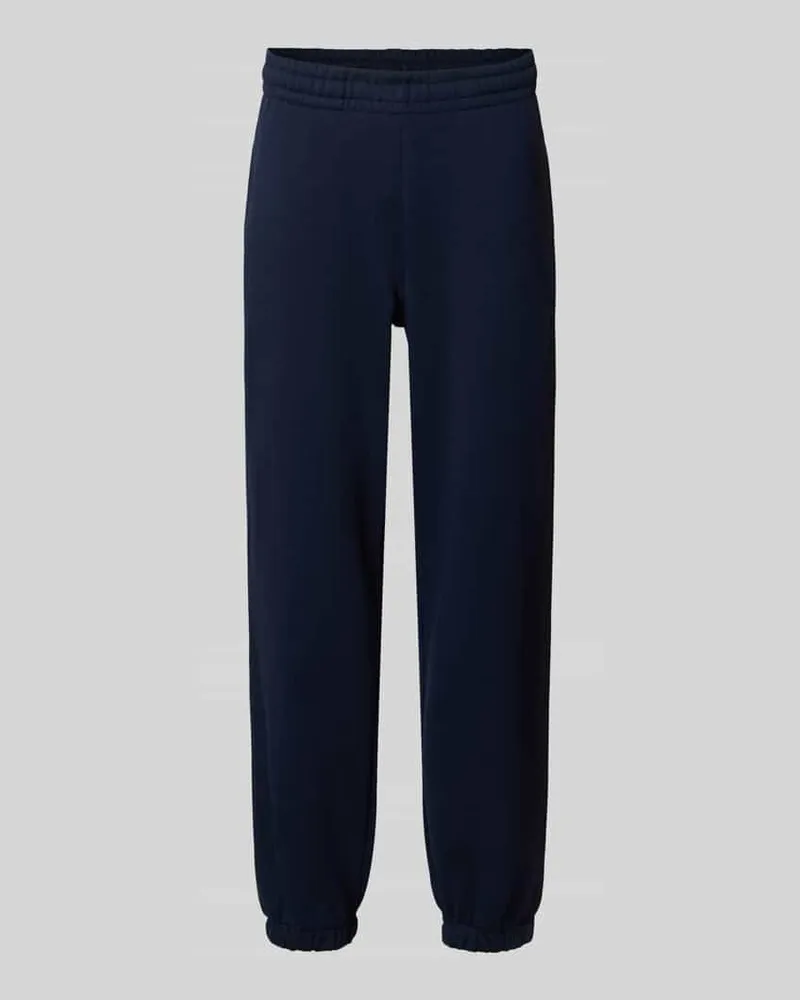 Lacoste Regular Fit Sweathose aus Baumwoll-Mix Dunkelblau