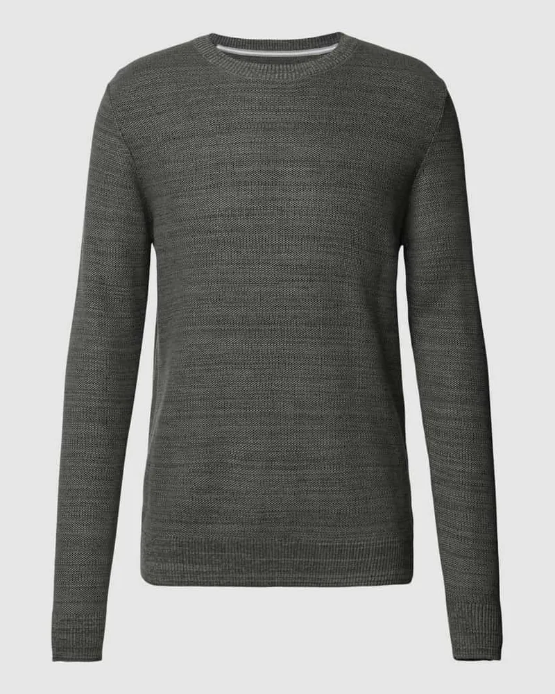 S.Oliver Strickpullover in melierter Optik 