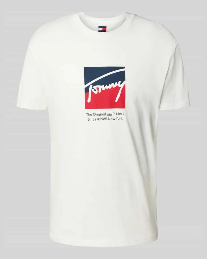 Tommy Hilfiger Regular Fit T-Shirt aus reiner Baumwolle 