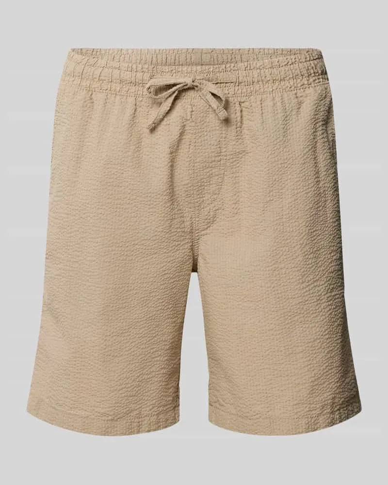 Jack & Jones Sweatshorts mit Tunnelzug Modell 'JAIDEN Beige