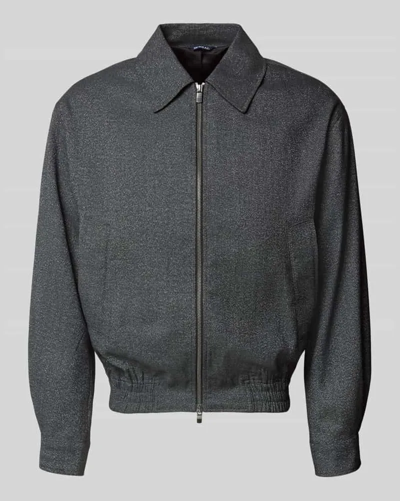 McNeal Regular Fit Blouson mit Zweiwege-Reißverschluss Black