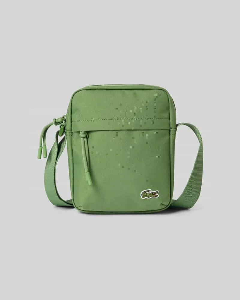 Lacoste Umhängetasche mit Logo-Stitching Gruen