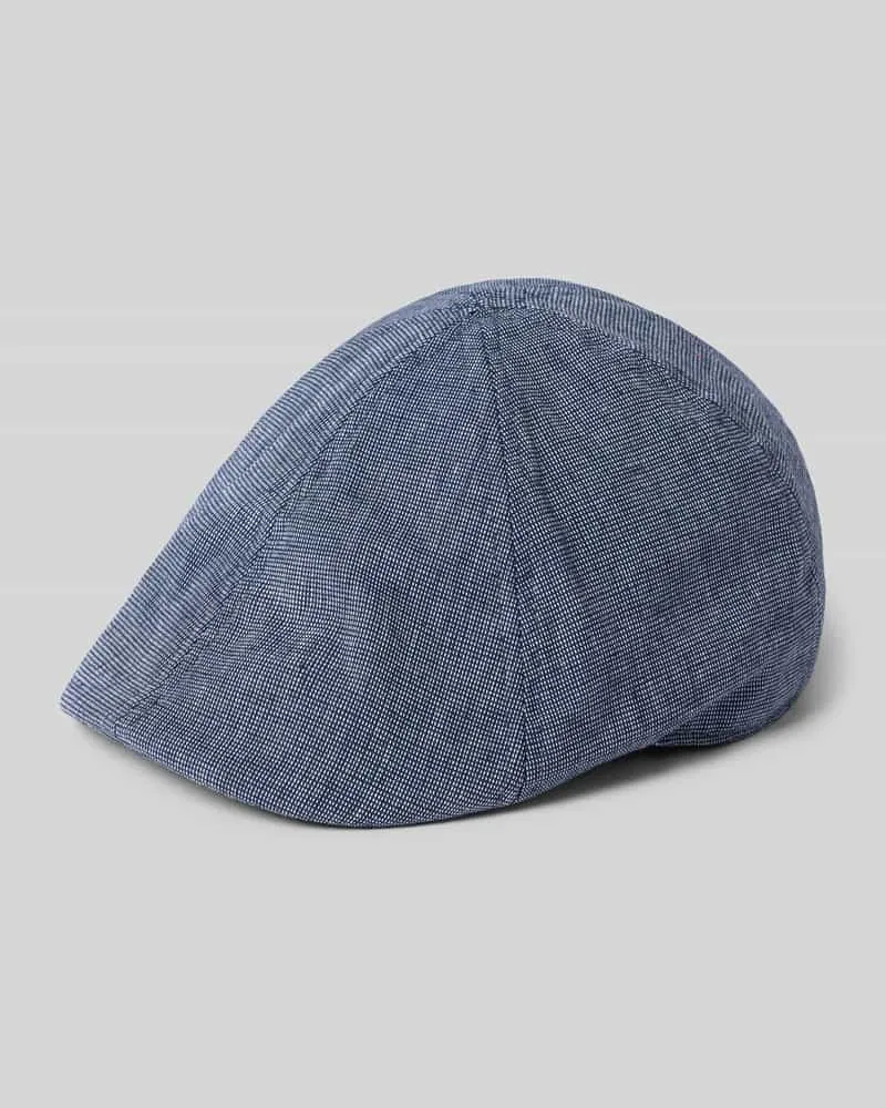 Müller Headwear Schiebermütze Leinen-Mix Jeansblau