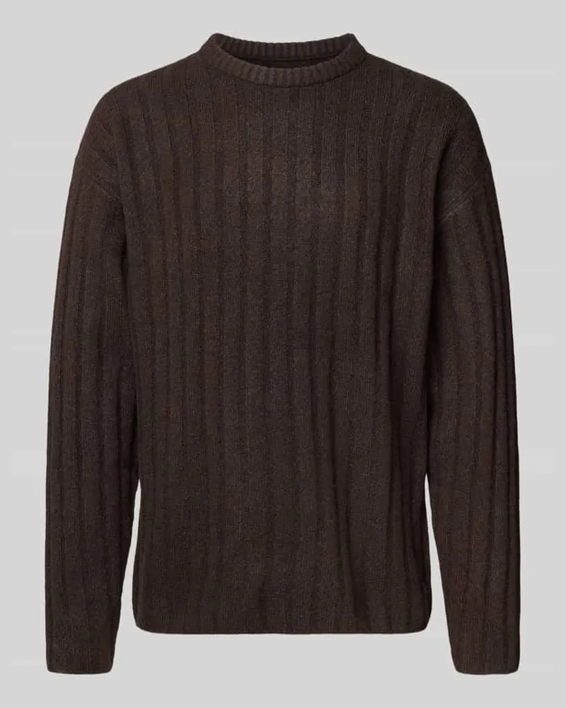Jack & Jones Strickpullover mit gerippten Abschlüssen Modell 'BRADLEY 