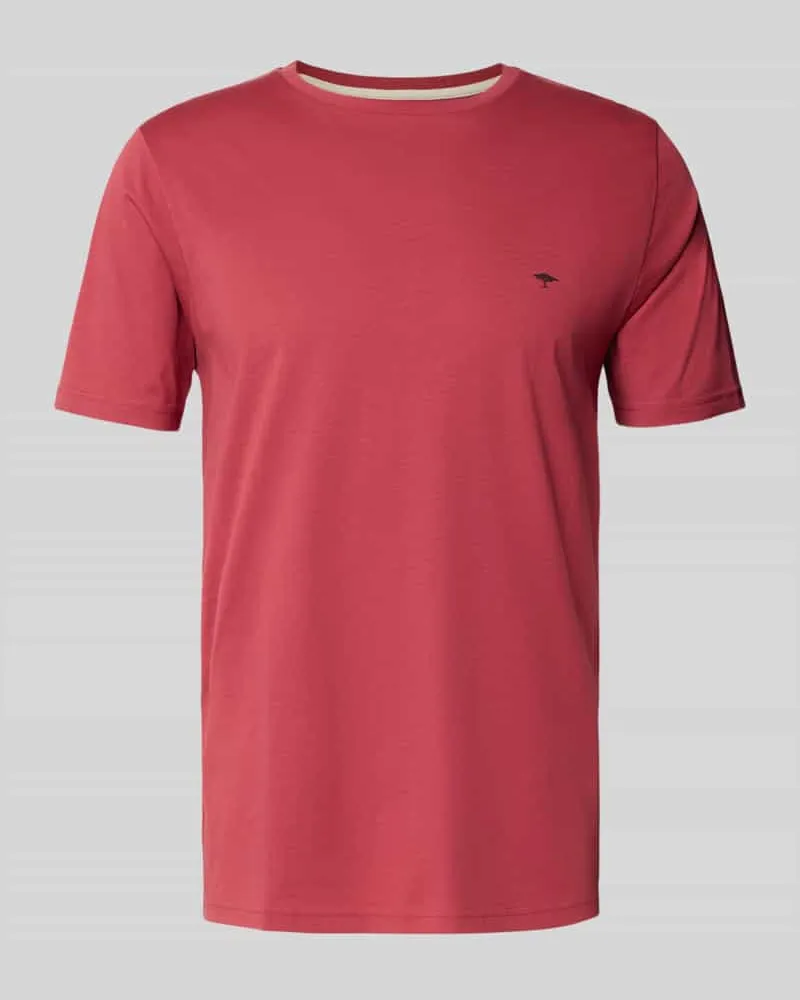 Fynch-Hatton T-Shirt mit Label-Stitching 